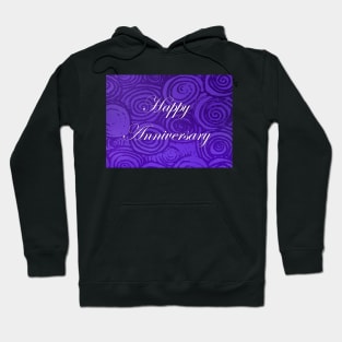 Anniversary Swirls Purple Hoodie